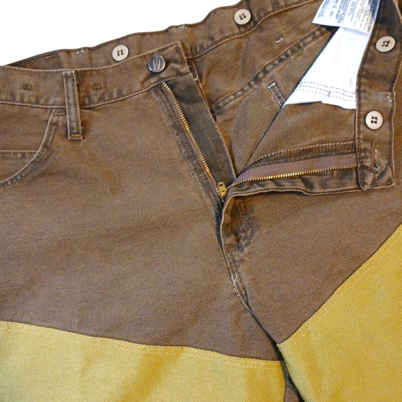 Wrangler Other - Wrangler Pro Gear Heavy Duty Denim Colorblock Jeans Size 36x30